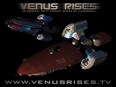 Promotional art from Venus Rises Ikarus Part 1 web series